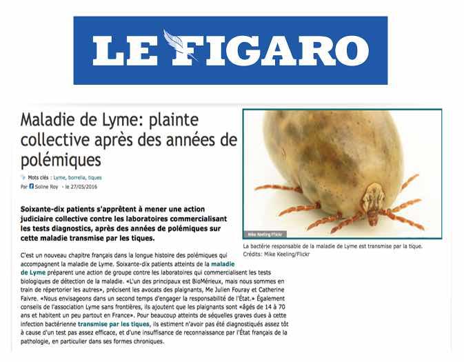 Maladie de Lyme-Le figaro (Mai 2016)